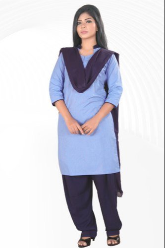 Polyester Plain Girls Salwar Kameeze uniform For School